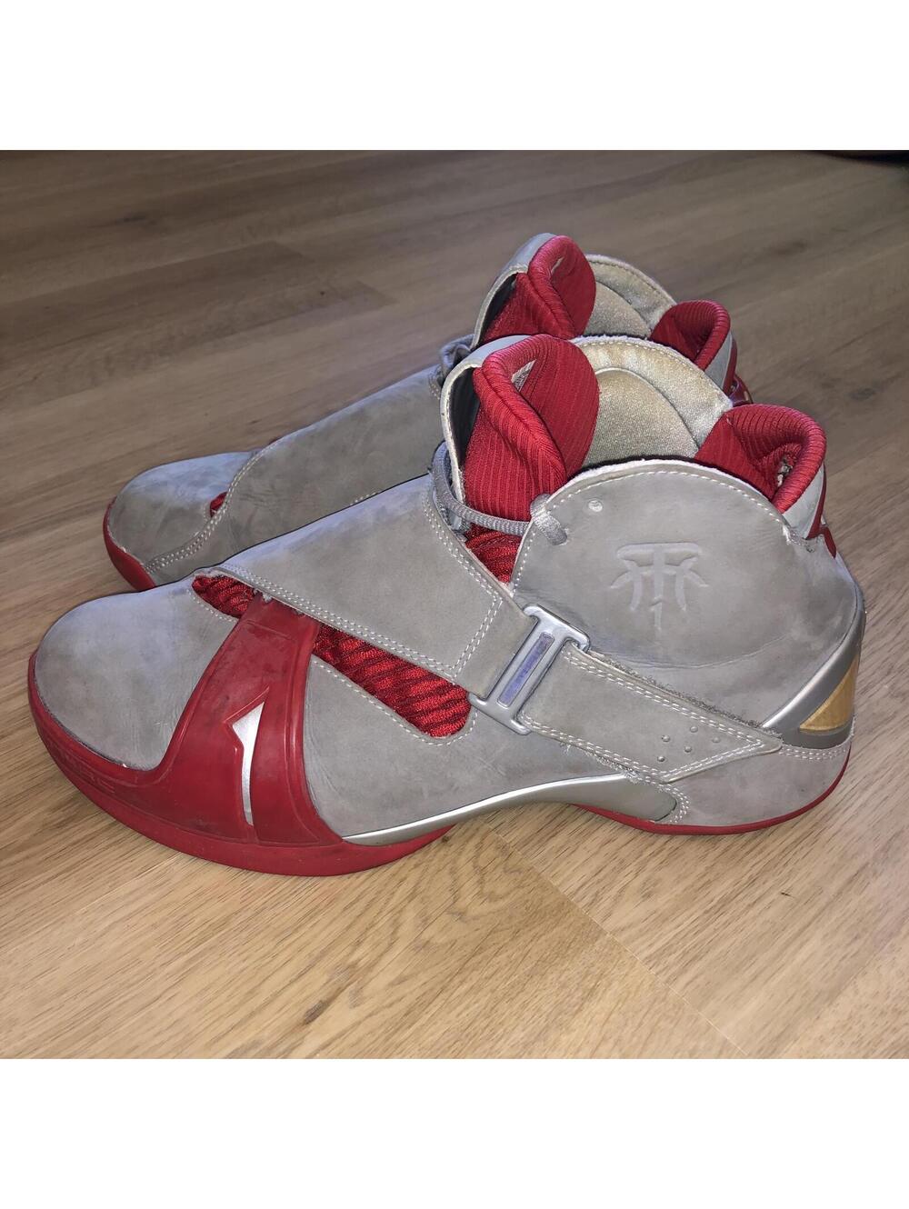 Adidas 2005 T-Mac 5 All Star Gray Red 809089 Men's Size 11 Basketball Shoes